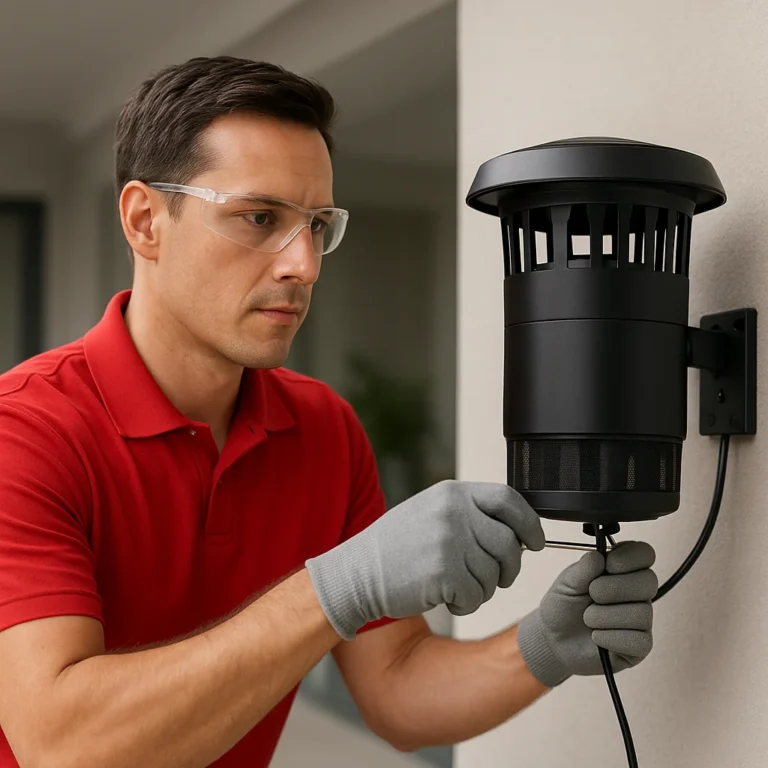 Mosquito Trap Installation