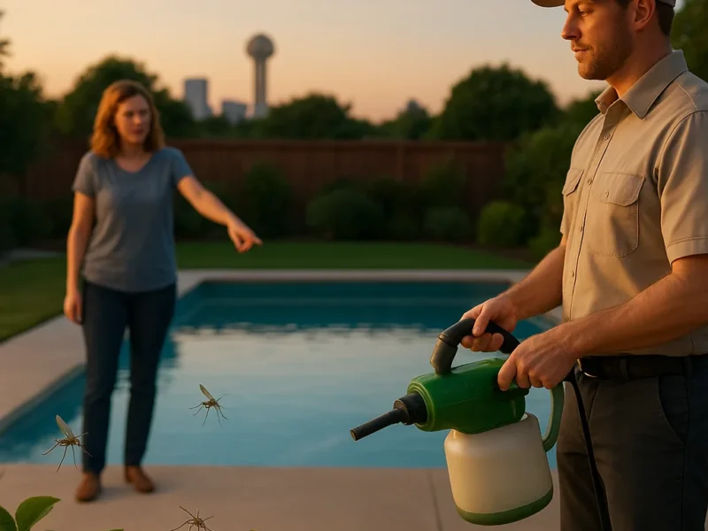 Backyard and Poolside Mosquito Challenges in Dallas